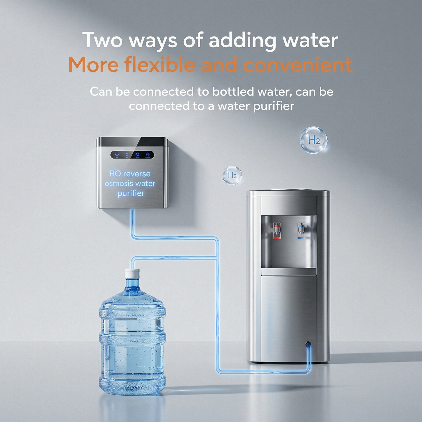Hydrion Flux Hydrogen Water Generator Dispenser & Inhaler