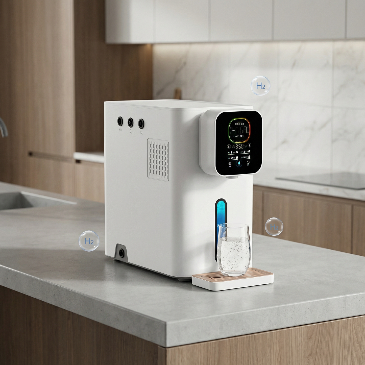 Hydrion Flux Hydrogen Water Generator Dispenser & Inhaler