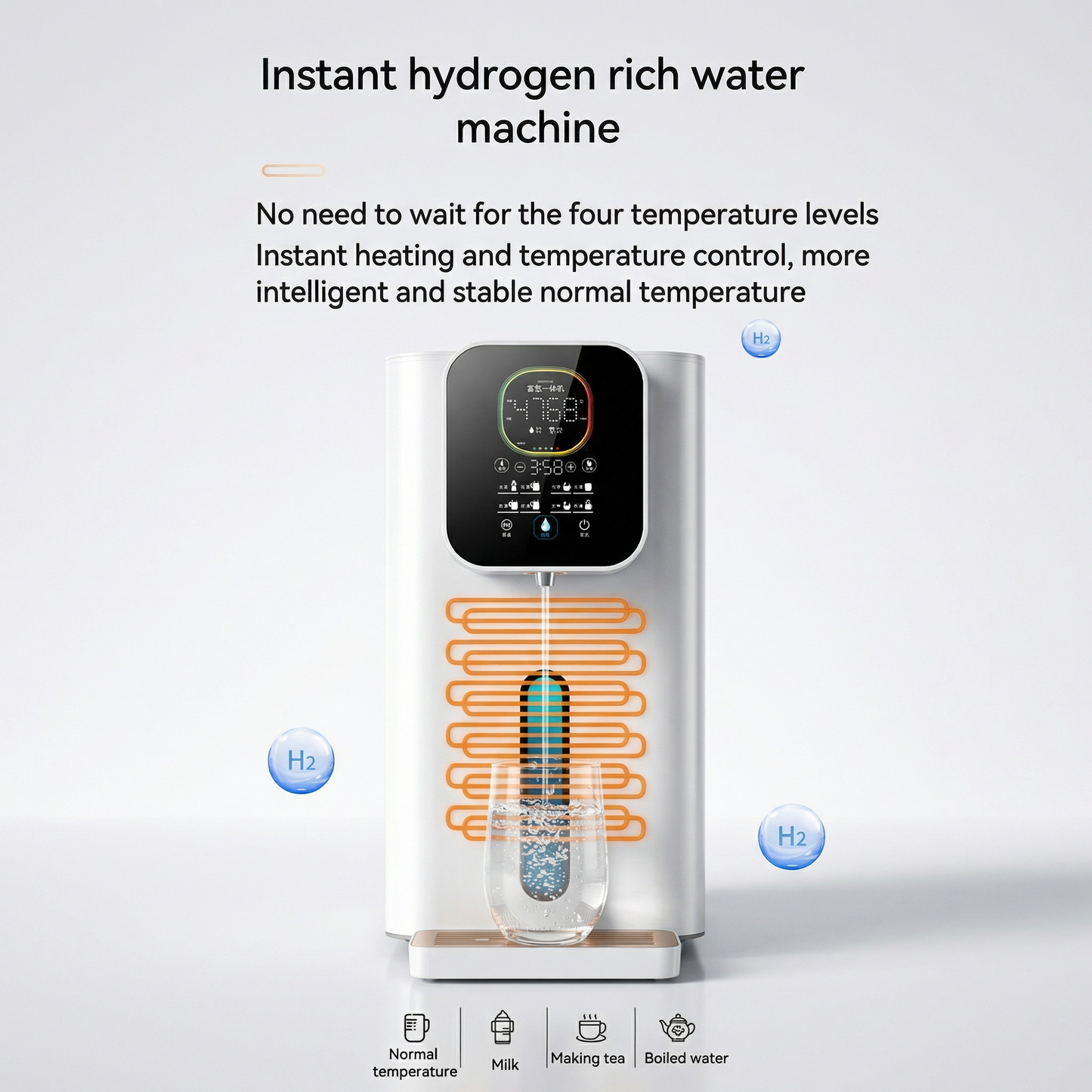 Hydrion Flux Hydrogen Water Generator Dispenser & Inhaler