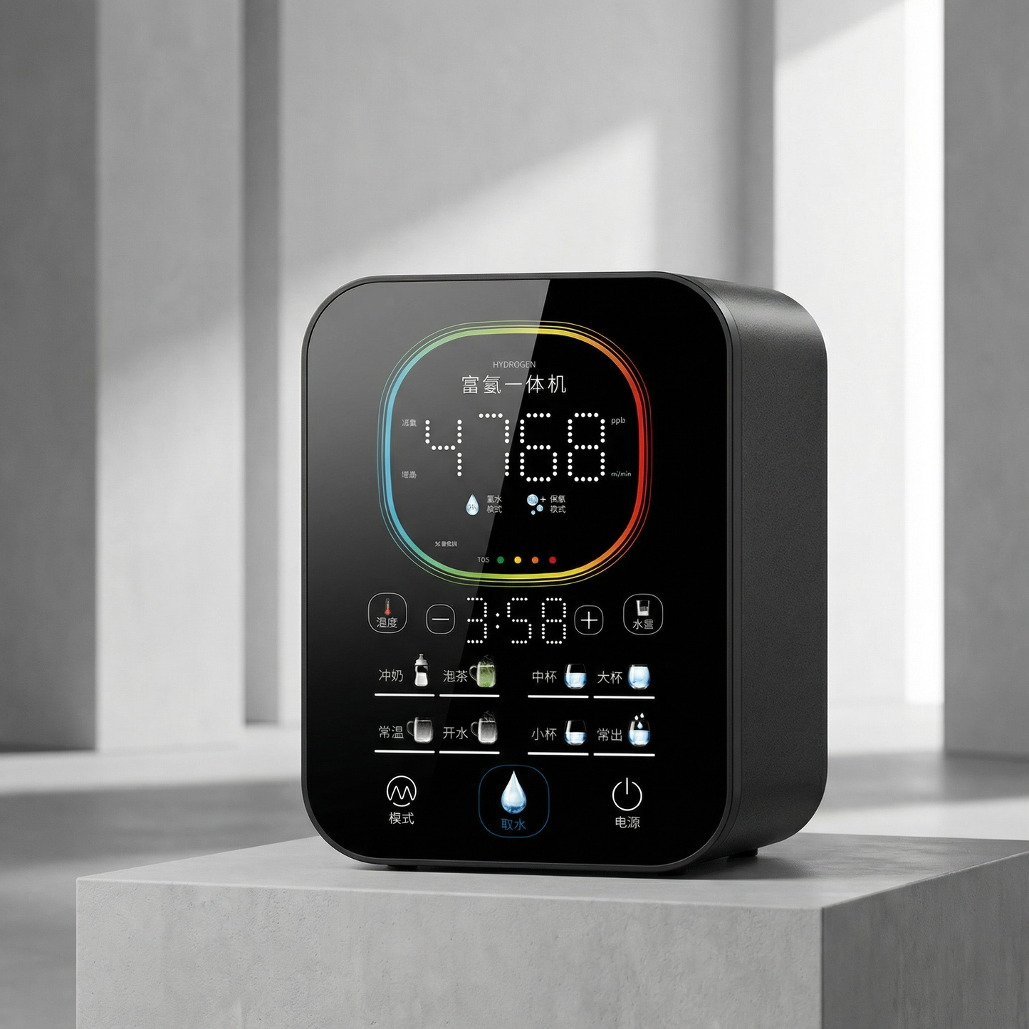 Hydrion Flux Hydrogen Water Generator Dispenser & Inhaler