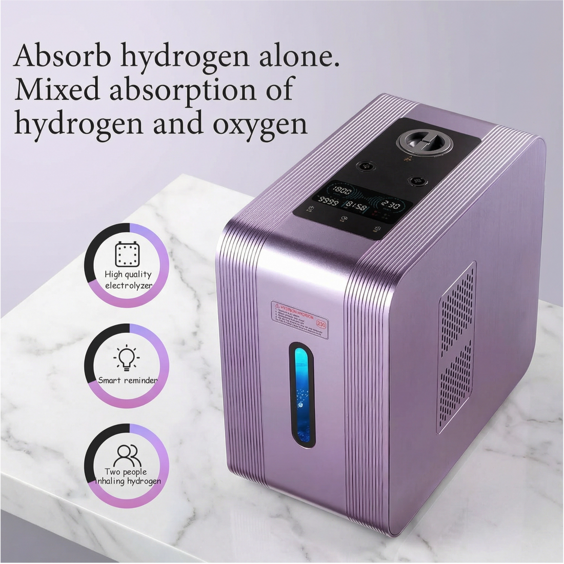 Hydrion Zenith pure hydrogen and hydrogen-oxygen modes