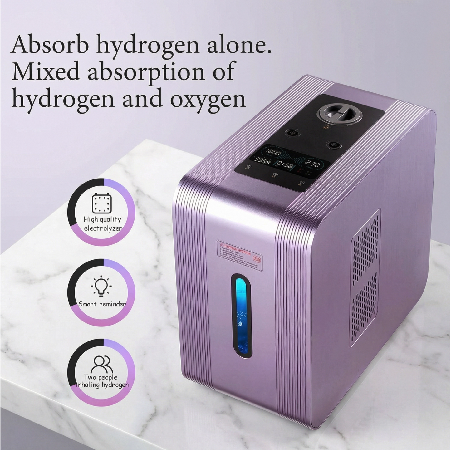 Hydrion Zenith Hydrogen Inhalation Machine