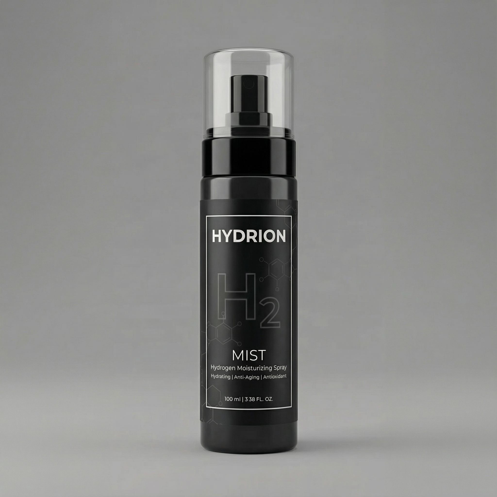 Hydrogen water for skin — Hydrion Mist hydrogen-rich facial spray bottle