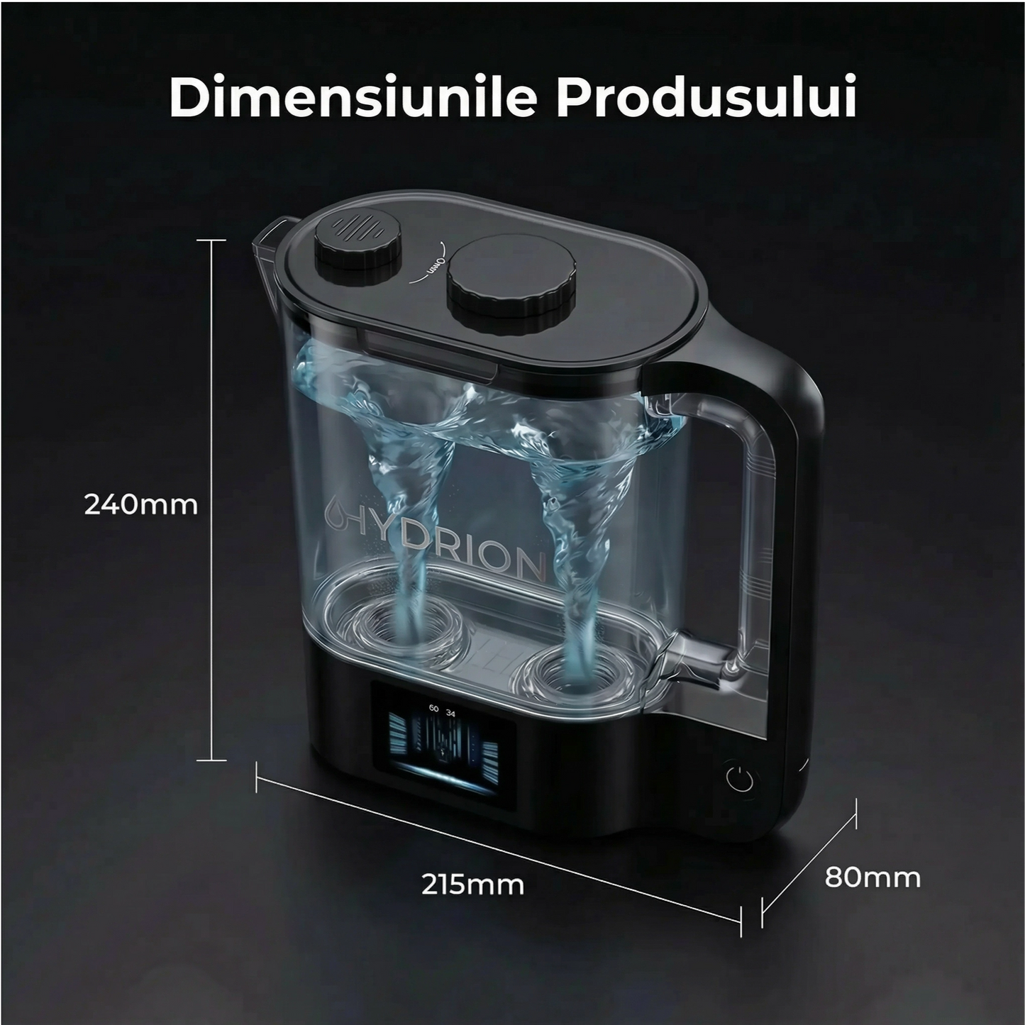 Hydrion NOVA Water Pitcher