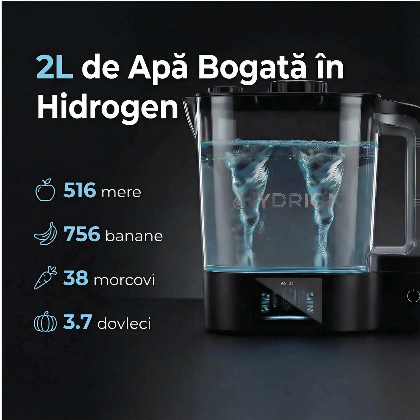 Hydrion NOVA Water Pitcher