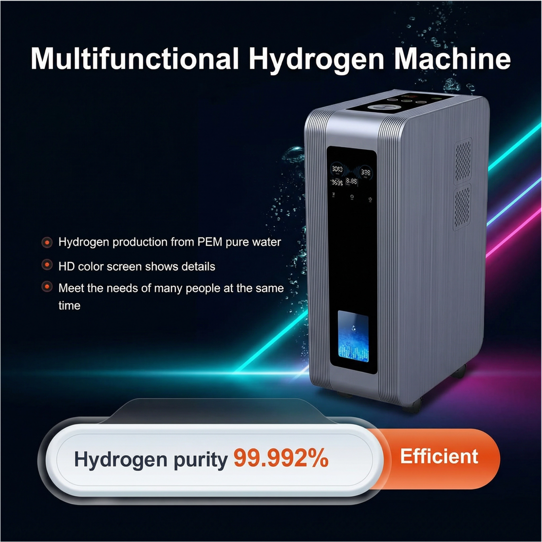 Hydrion Titan high-output hydrogen inhalation machine