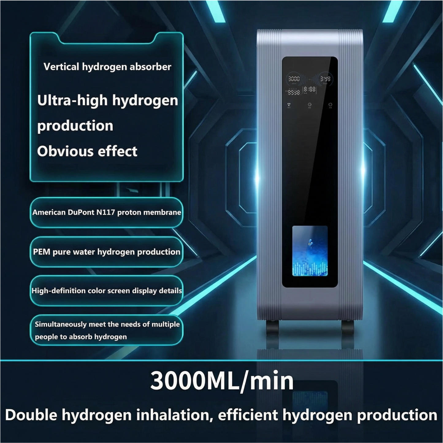 Hydrion Titan Hydrogen Inhalation Machine
