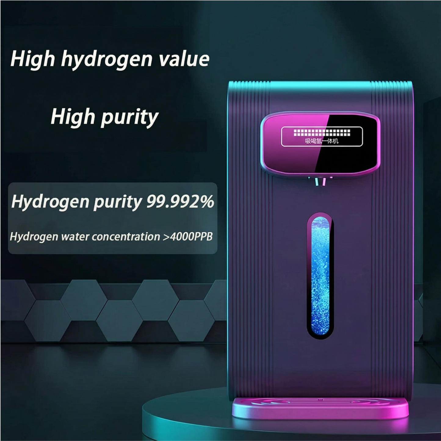 Hydrion Onyx Hydrogen Water Machine + Inhaler