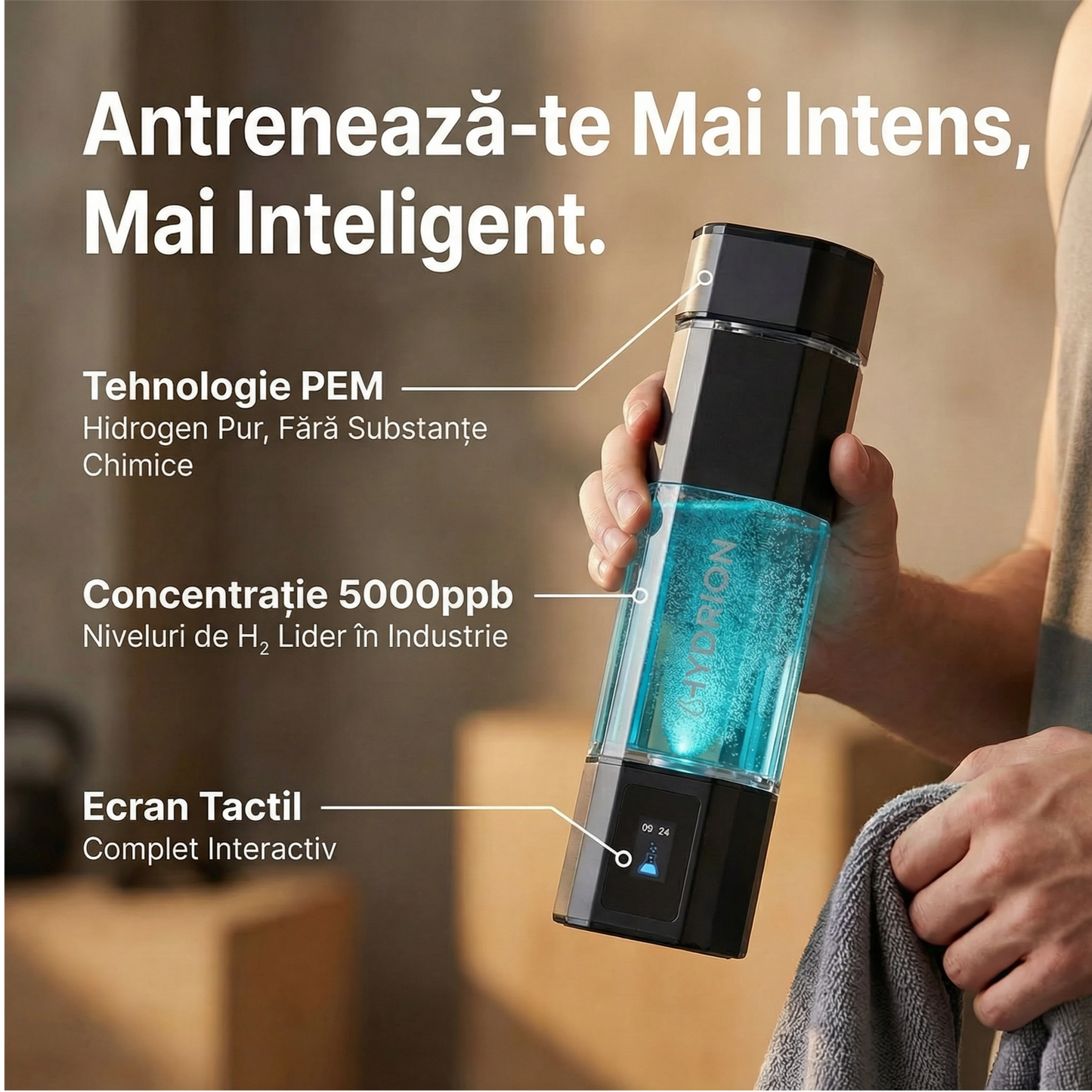 Hydrion Core Hydrogen Water Bottle