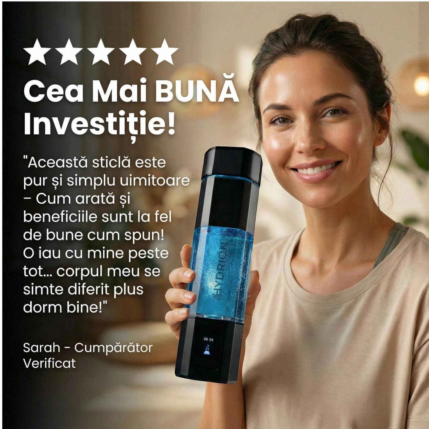 Hydrion Core Hydrogen Water Bottle