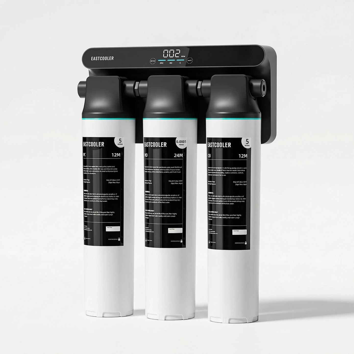 Under-Sink Tankless Reverse Osmosis Water Filter System – 800 GPD, 0.0001 Micron RO, Real-Time TDS Display, 4:1 Pure-to-Drain Ratio, Dedicated Tap Included