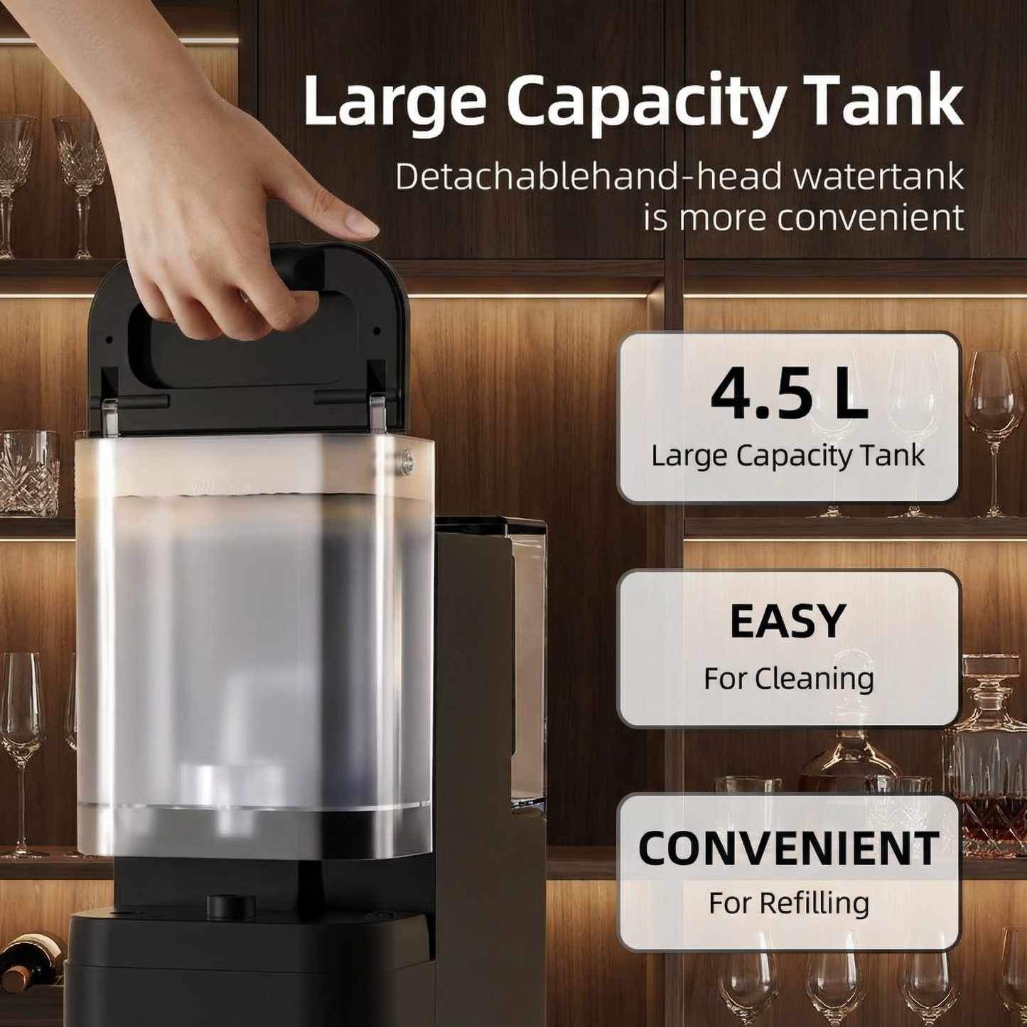 Countertop Reverse Osmosis Water Filter & Hot Water Dispenser – 6 Temperature Settings, 0.0001 Micron RO, NSF/ANSI 58 Certified, 4.5L Tank