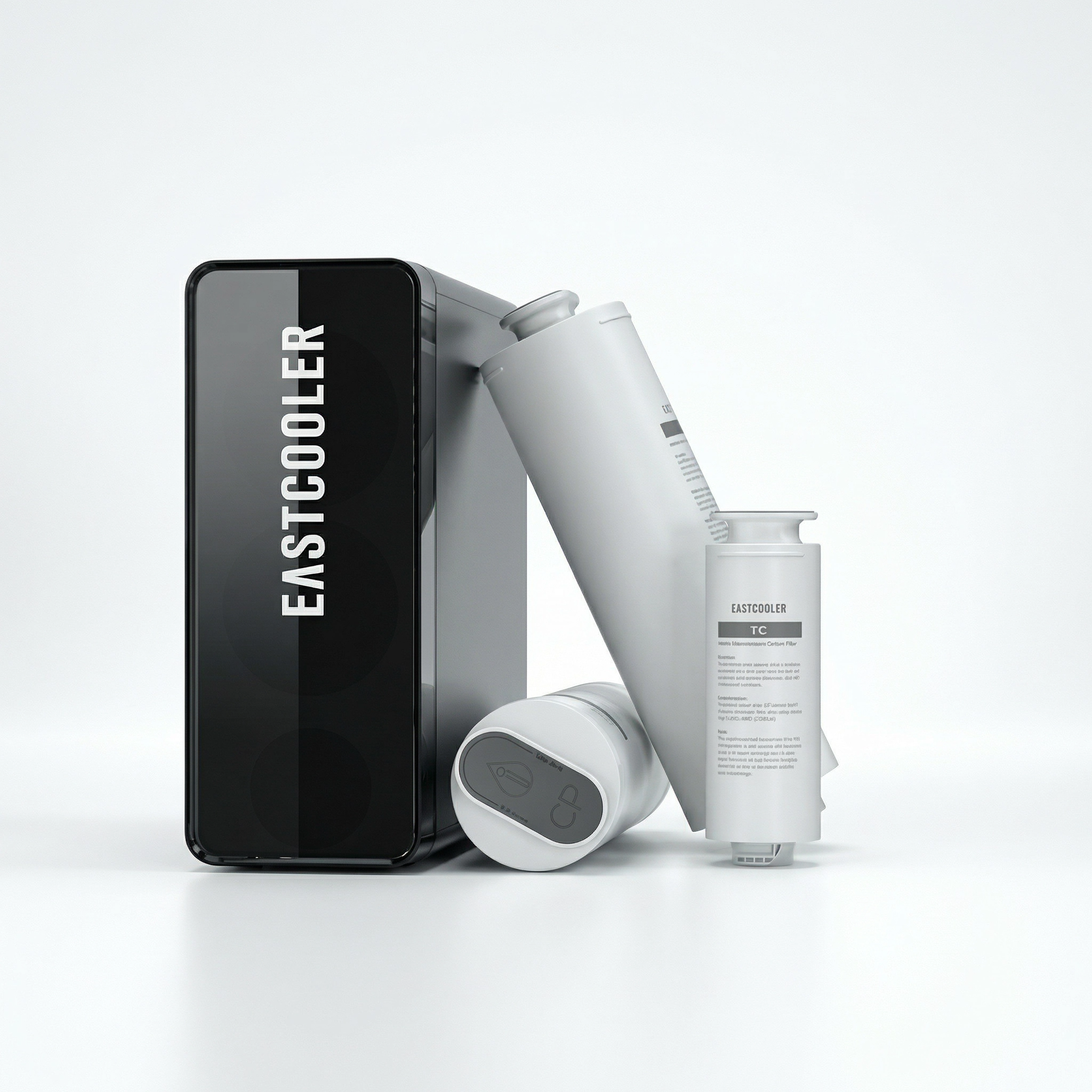 Tankless under-sink reverse osmosis system saving cabinet space with on-demand high GPD flow